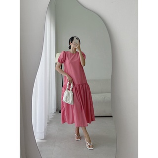 Đầm thiết kế cao cấp The Leaf Closet - Váy suông đuôi cá xếp ly