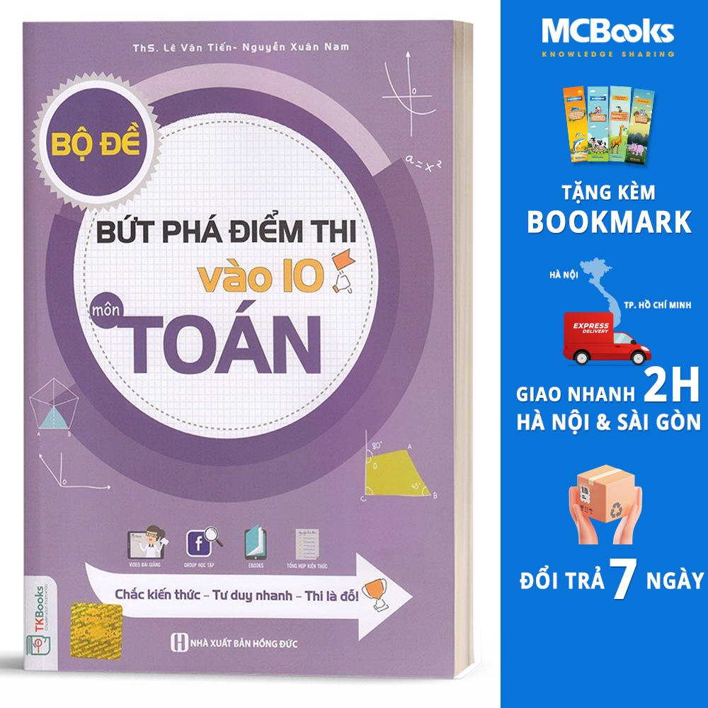 Sách - Bộ Đề Bứt Phá Điểm Thi Vào 10 Môn Toán