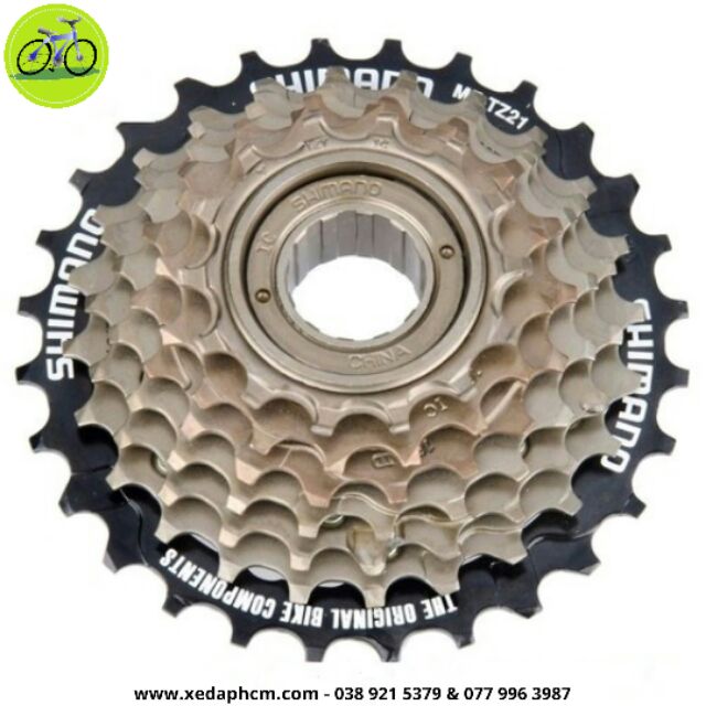 Líp vặn xe đạp thể thao 7 tầng Shimano chính hãng