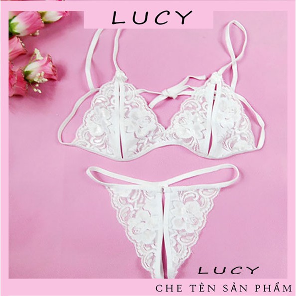 Bộ Đồ Lót Sexy Xẻ Đáy, Hở Nhũ Hoa, Quyến Rũ, Gợi Cảm | BigBuy360 - bigbuy360.vn