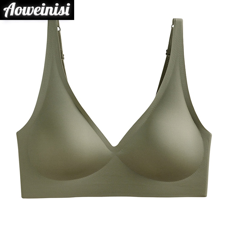 Áo ngực AOWEINISI không đường may nhiều màu sắc tùy chọn thời trang quyến rũ dành cho nữ