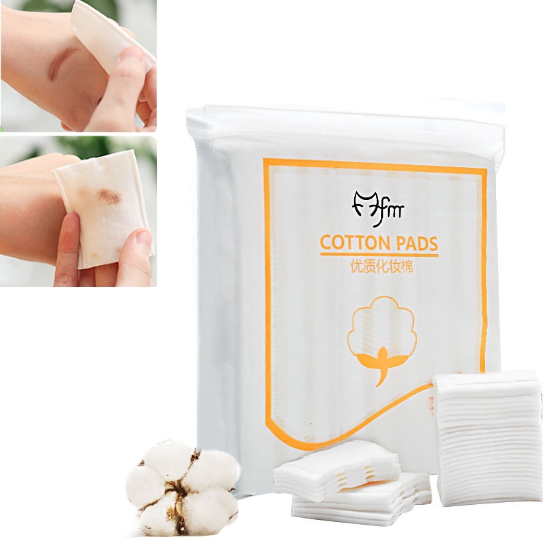 Túi 222 miếng bông tẩy trang cotton không dệt Hydrat hóa tiện dụng chất lượng cao