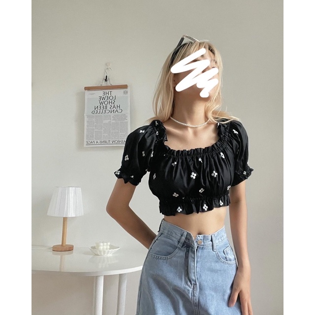 Áo Yoona Top hoa 18made ✿ 𝐁𝐲 𝐄𝐢𝐠𝐡𝐭𝐞𝐞𝐧 𝐀𝐠𝐚𝐢𝐧