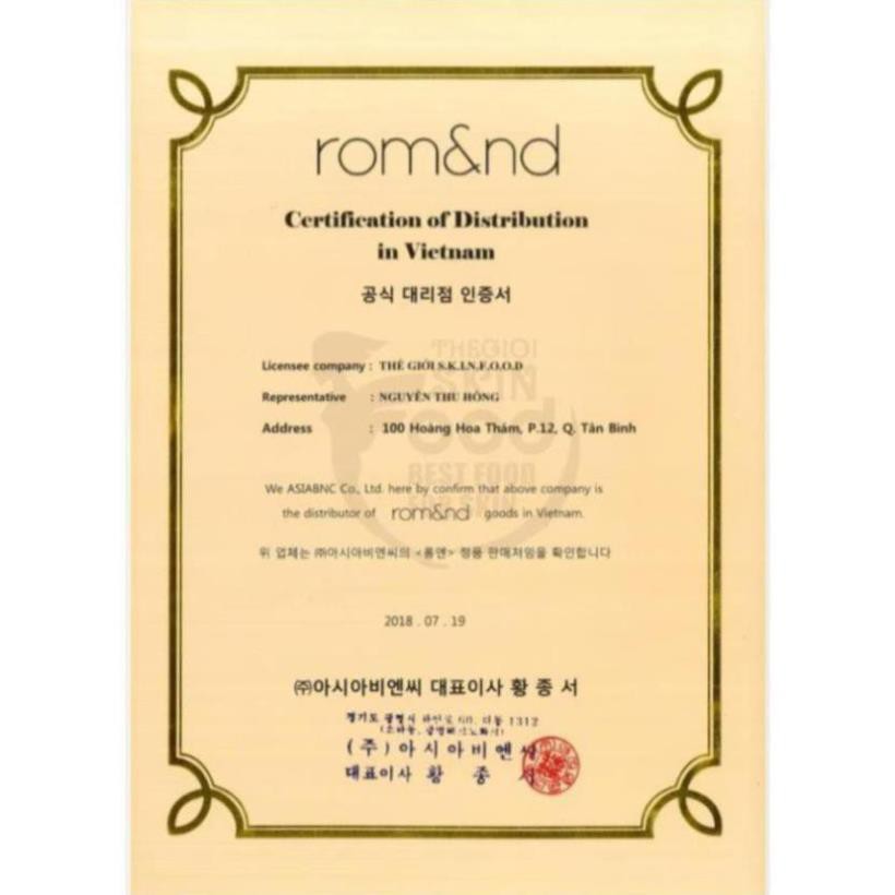 [NỘI ĐỊA HÀN QUỐC]  (NHẬP KHẨU HÀN QUỐC) Son Tint Lì Romand Juicy Lasting Tint 5.5g | BigBuy360 - bigbuy360.vn