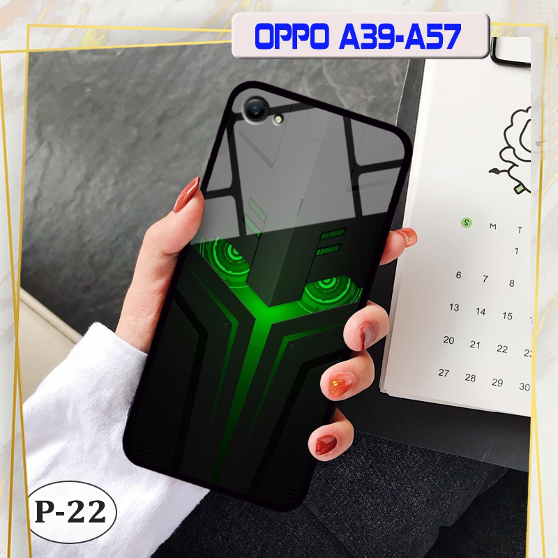 Ốp lưng kính OPPO A39/ A57 - hình 3D