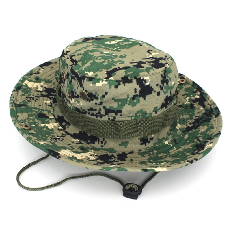 Nón Bucket hoạ tiết camo cho nam và nữ