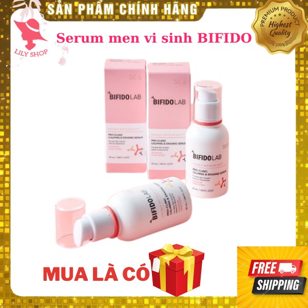 [Freeship+Quà tăng] Serum BIFIDO-LILYSHOP-dưỡng da trắng sáng, chống lão hóa, tái tạo da.