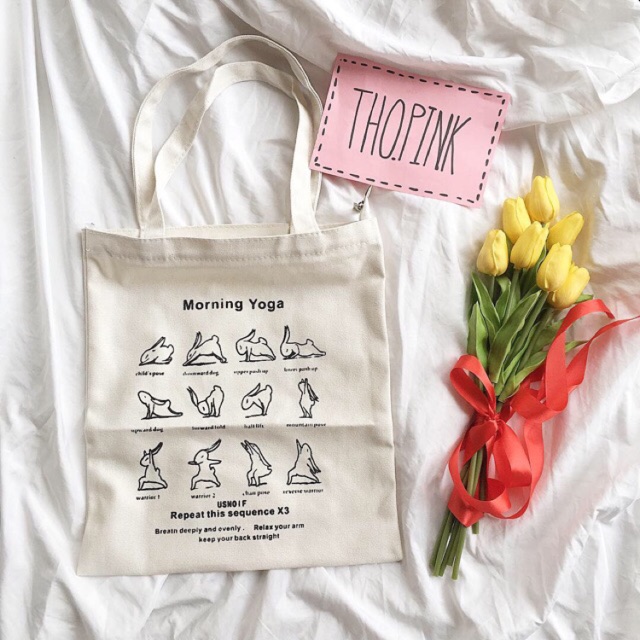 Túi tote morning yoga