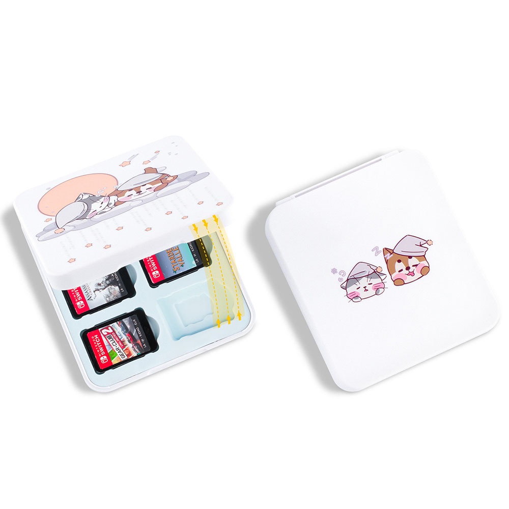 Ốp Bảo Vệ Máy Chơi Game Nintendo Switch V1 V2 Hình Chó Mèo Dễ Thương