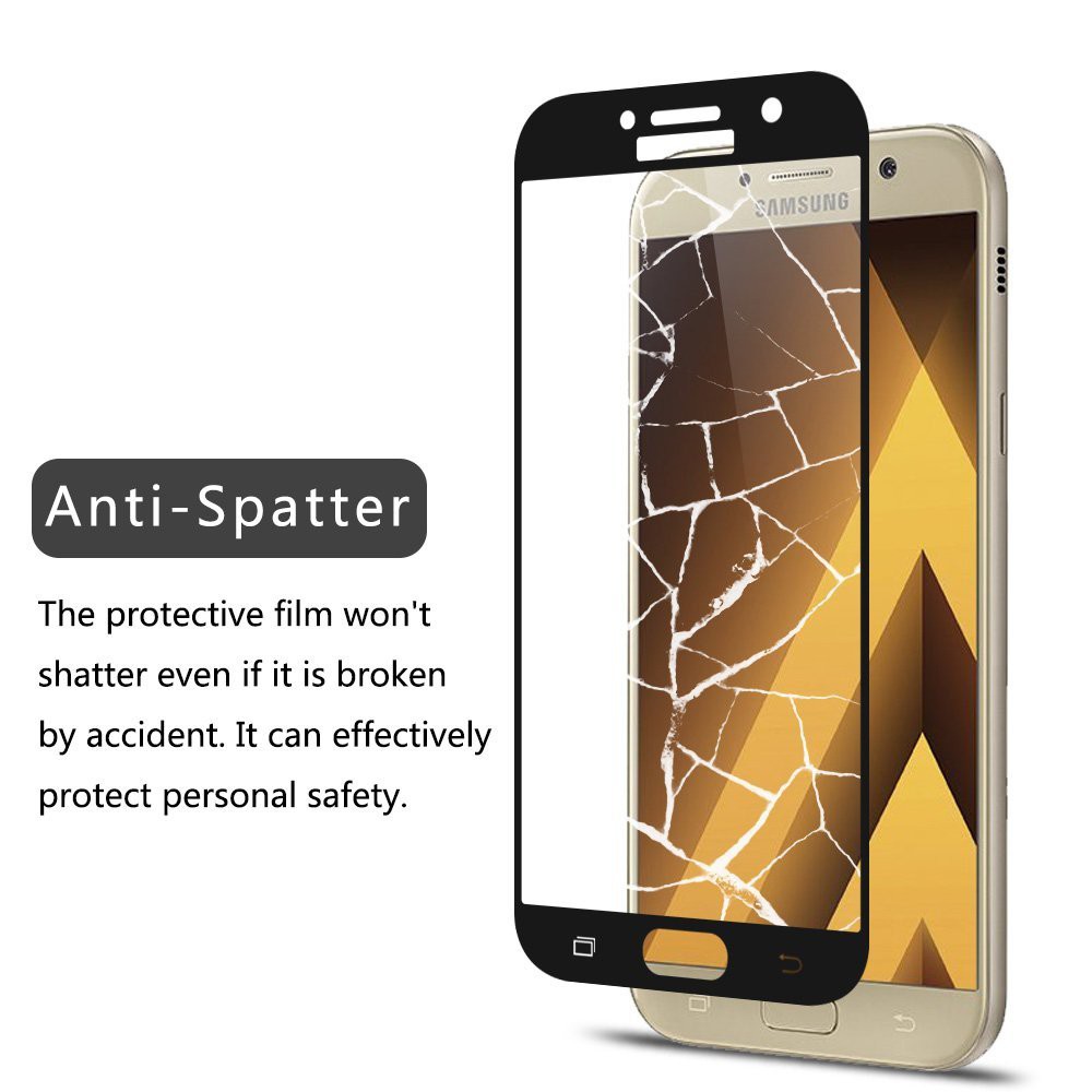 Kính cường lực bảo vệ toàn màn hình dành cho Samsung A3 A5 A7 2017 C7 C8 C9 Pro J4 J6 J7 Plus