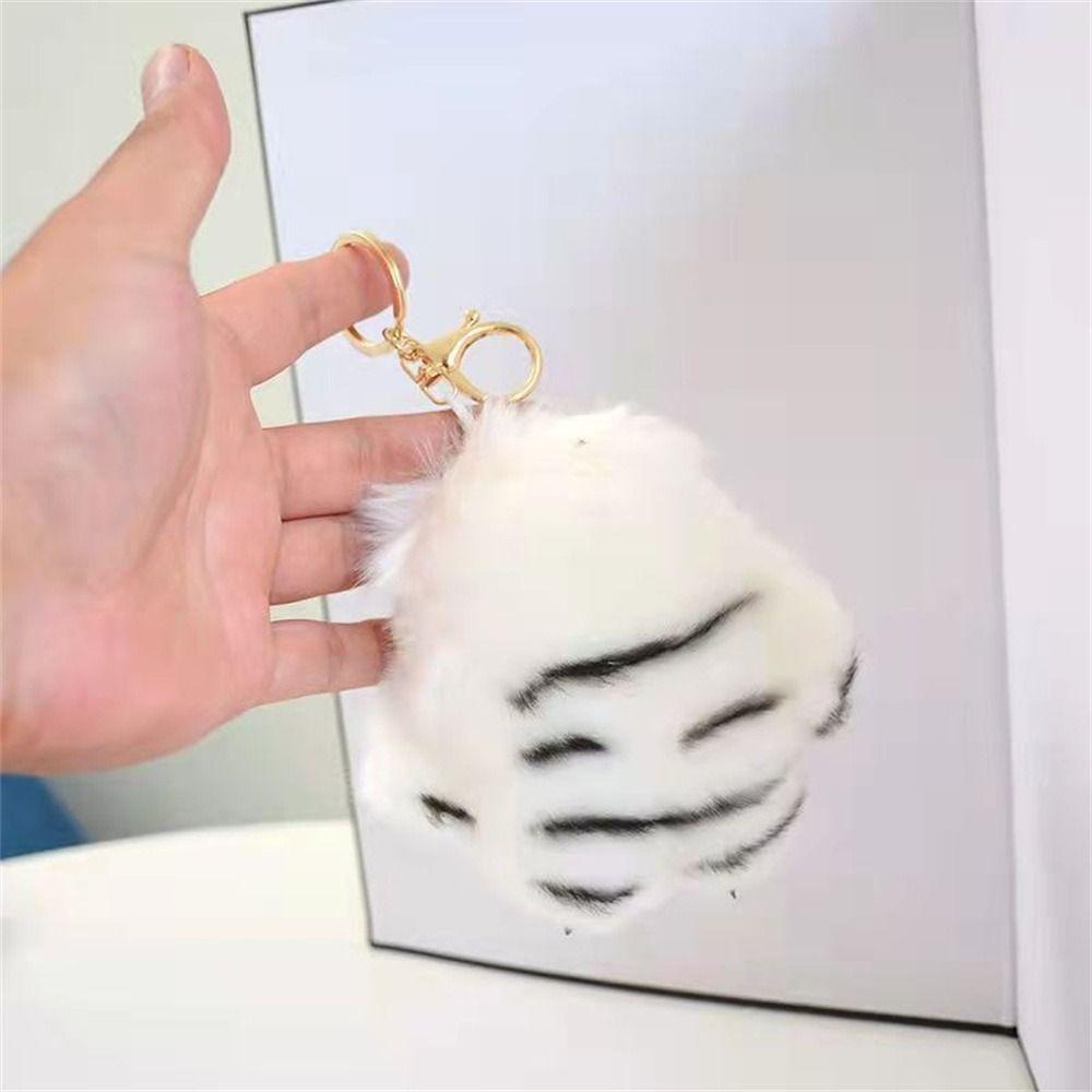 Móc Khóa Hình Móng Vuốt Hổ Nhồi Bông Dễ Thương 12CM