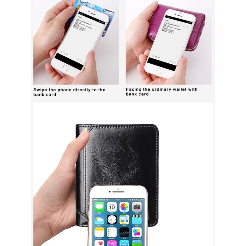 Youyo Ví Da Đựng Thẻ Tín Dụng Và Tiền Xu RFID Phong Cách Vintage Cho Nam