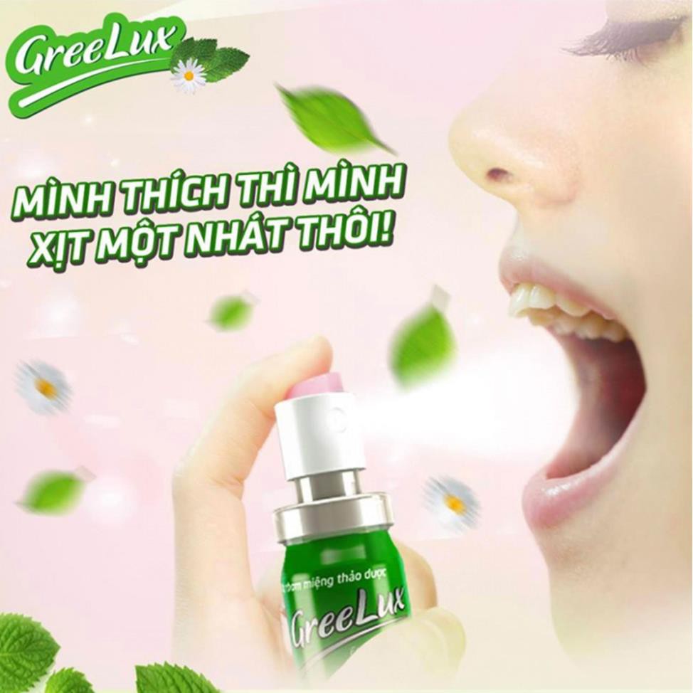 Combo 2 Chai Xịt Thơm Miệng Thảo Dược GREELUX - Khử Hôi Miệng, Dược Phẩm Hoa Linh