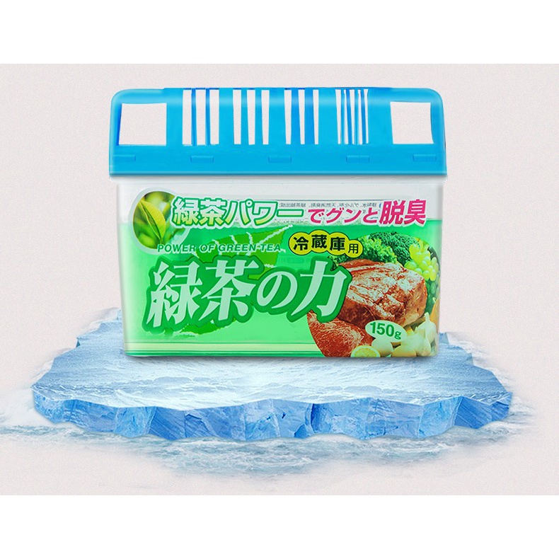 Khử Mùi Tủ Lạnh Than Hoạt Tính Trà Xanh Sumi-Ban Kokubo Nhật Bản150g Khử Mùi An Toàn Hiệu Quả Cho Ngăn Mát Ngăn Đông