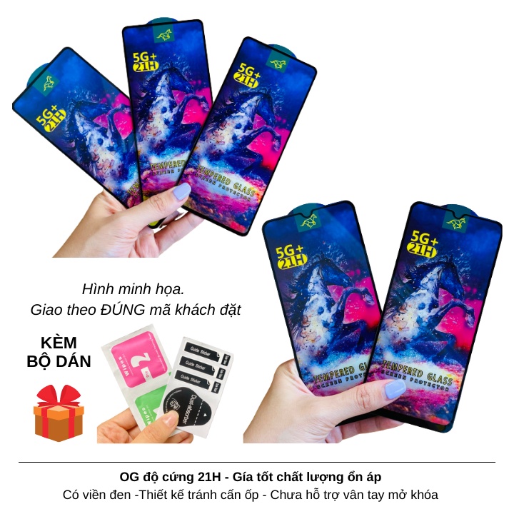 Kính cường lực Xiaomi Poco X3 NFC Pro GT X4 Pro GT Full màn hình màn trong suốt độ bền cao có tặng bộ dán [OG]