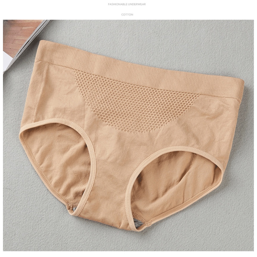 Quần lót nữ cotton freesize ôm bụng nâng mông có túi zip cho 40-63kg KIMCHIBIKINI kháng khuẩn thông hơi xuất nhật QL002