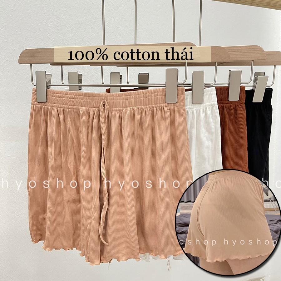Quần Đùi Nữ HYO Short thể thao cạp chun Freesize dưới 65kg
