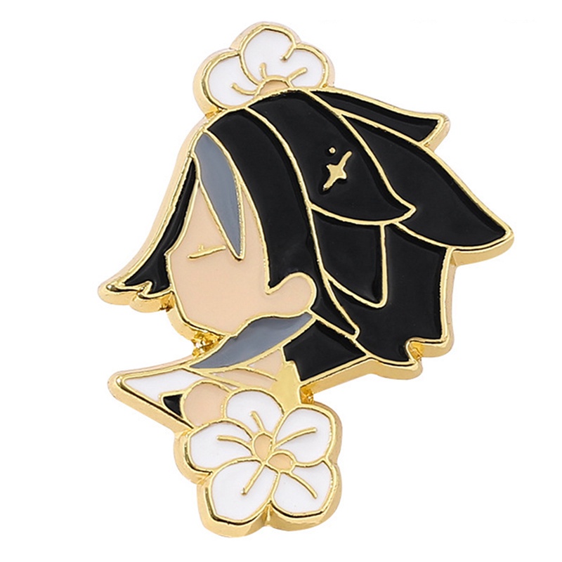 Tmdbyx Huy hiệu cài áo bằng kim loại Genshin Impact Ganyu Xiao Venti Keqing Genshin