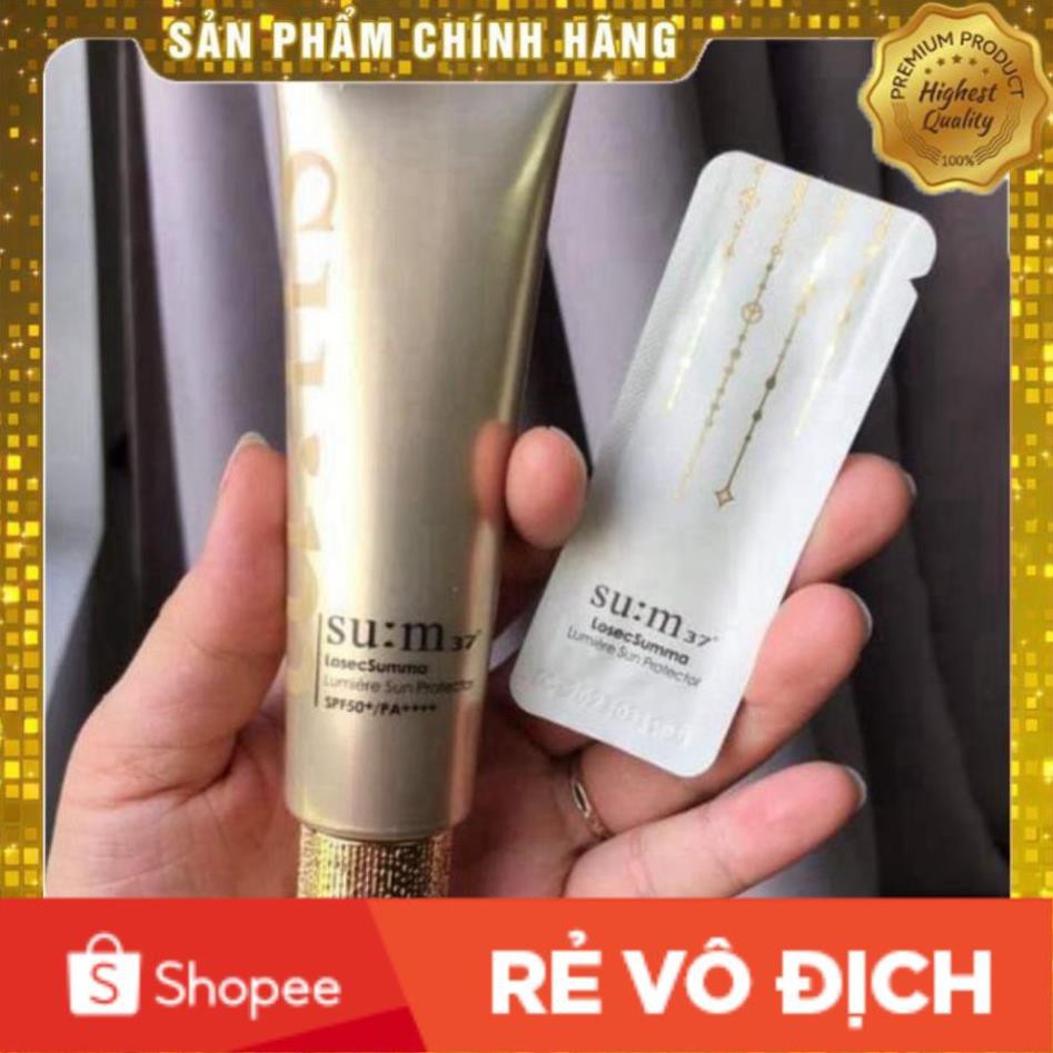 Gói sample kem chống nắng tinh chất vàng dưỡng tái sinh da cao cấp Losec Summa Sum37