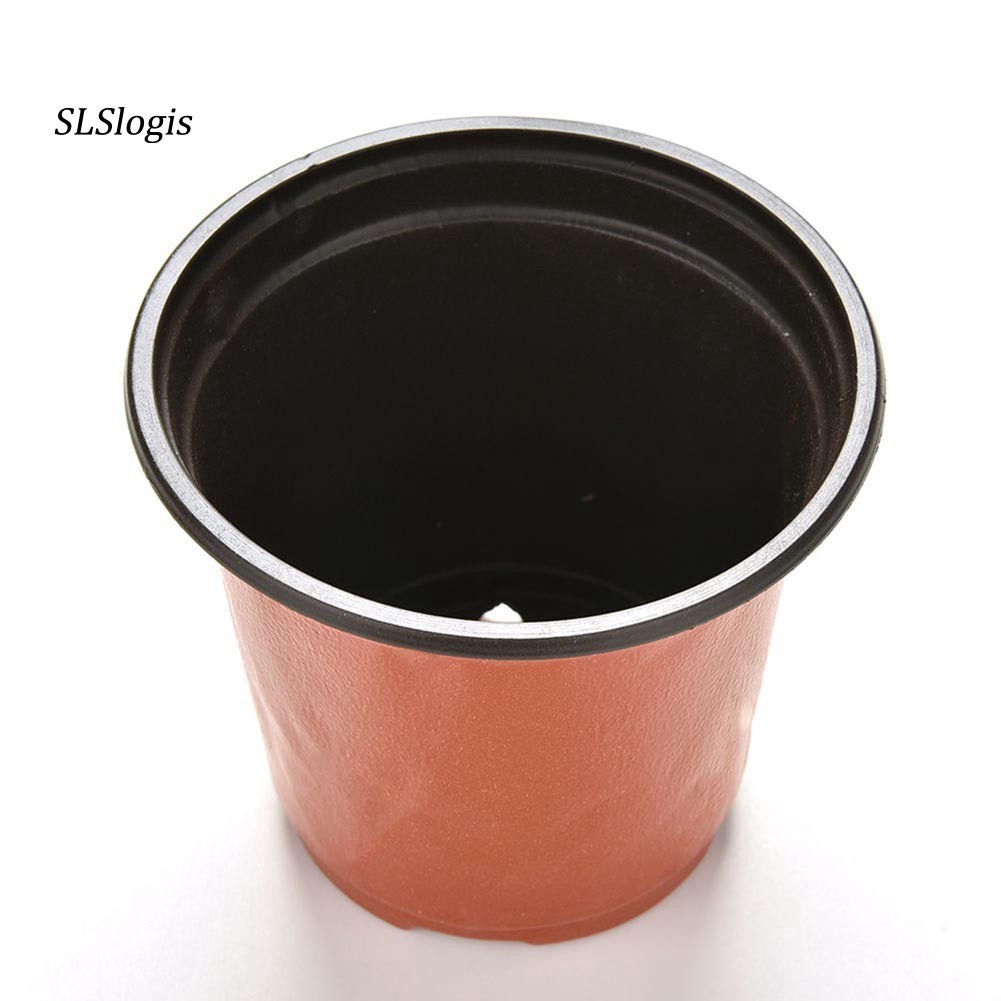 Bộ 10 Chậu Nhựa Trồng Cây Kiểu Tròn Cỡ Nhỏ