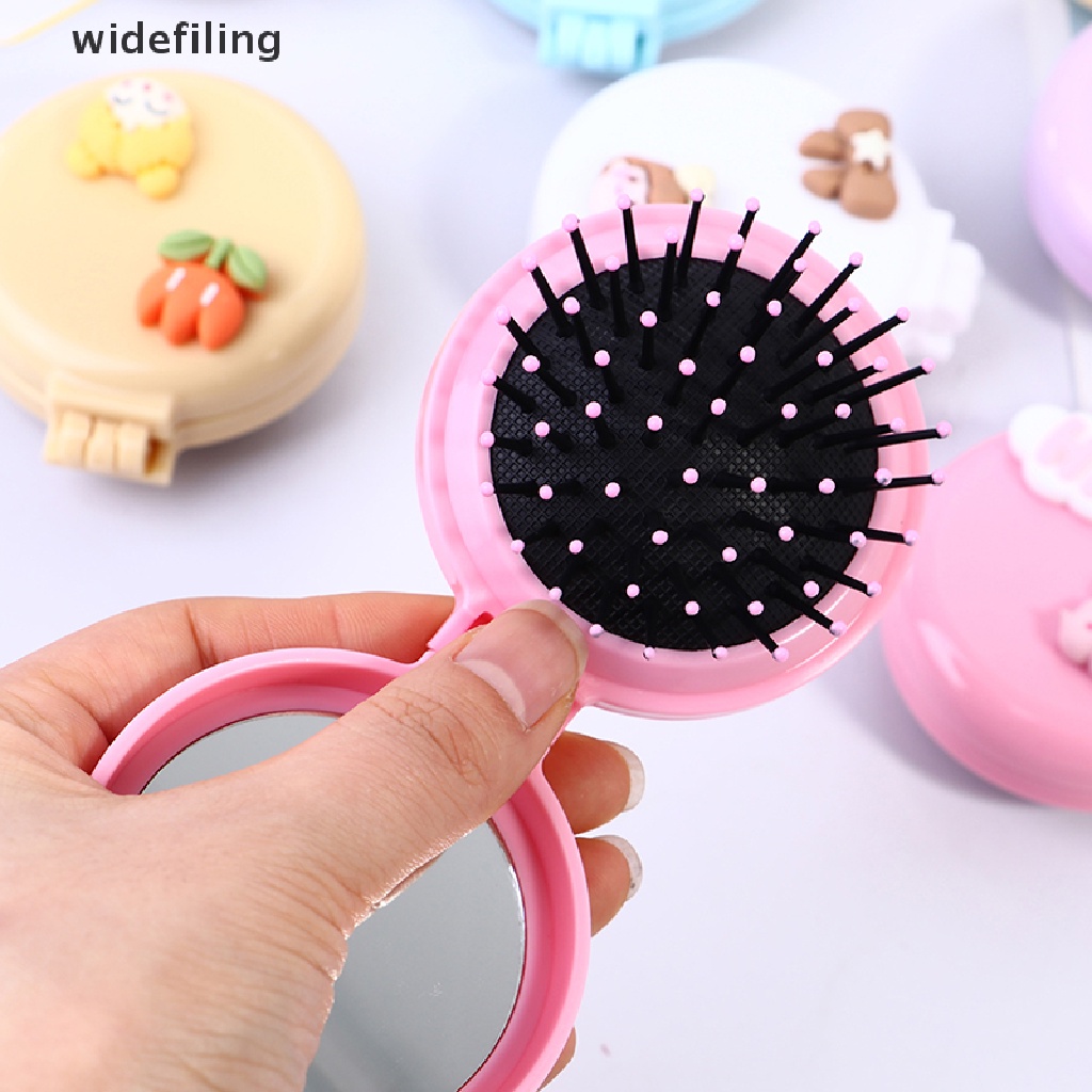 (Hàng Mới Về) Lược Tròn mini Chải Tóc Mát Xa Da Đầu