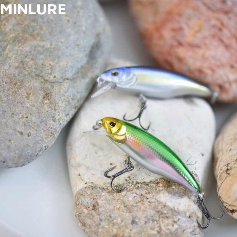 Mồi giả câu lure cá chày suối X52 52mm, 4.8gr mồi câu lure cá mương suối