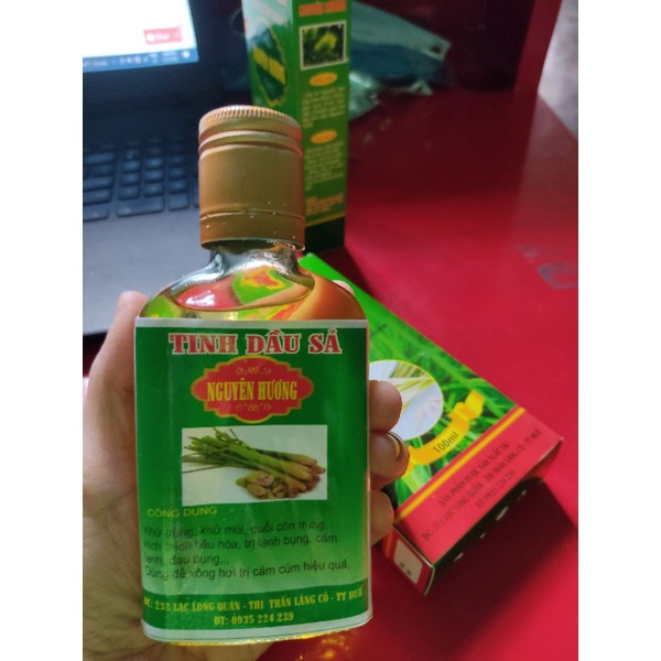 TINH DẦU SẢ NGUYÊN CHẤT NGUYÊN HƯƠNG 100ml