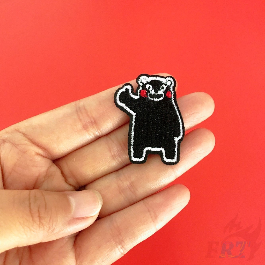 ☸ Fashion Brand：Kumamon Patch ☸ 1Pc Cartoon Diy Sew on Iron on Patch