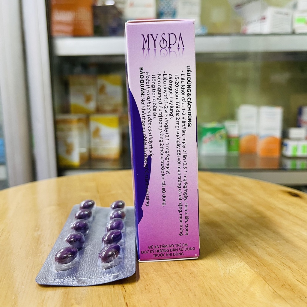 Viên ngừa mụn MY SPA - hộp 30 viên