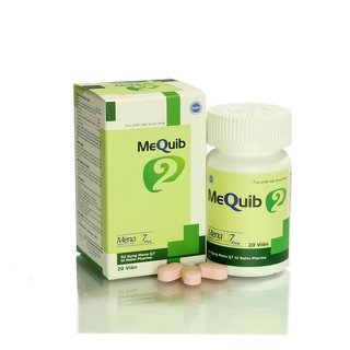 Viên ngậm Vitamin D3 K2 MK7 MenaQ7 và Canxi MEQUIB 2 - Giúp xương chắc khỏe, tăng cường phát triển chiều cao hộp 20 viên