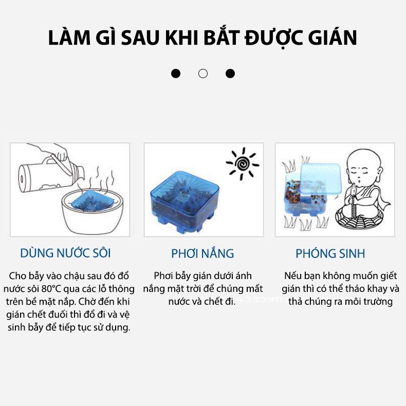 Bẫy Gián Thông Minh Thiết Kế 2 Tầng 8 Cửa Bẫy Hiệu Quả Cao An Toàn Không Hoá Chất
