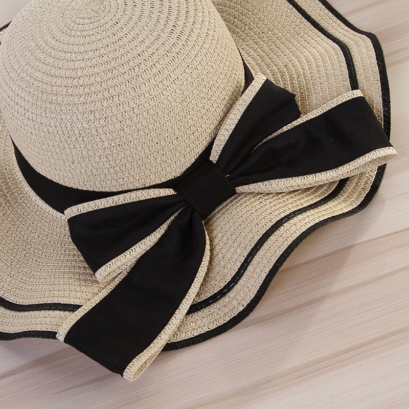 [Hot Summer] Mũ Đi Biển, Nón Cói Xinh 5 Màu Vành Rộng, Phối Nơ Cực Xinh Hè 2021