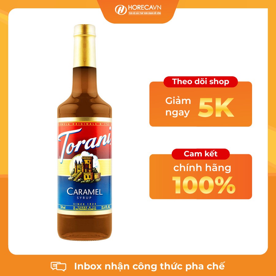 Syrup Torani Các Vị - Hàng Chính Hãng, Có giấy VSATTP