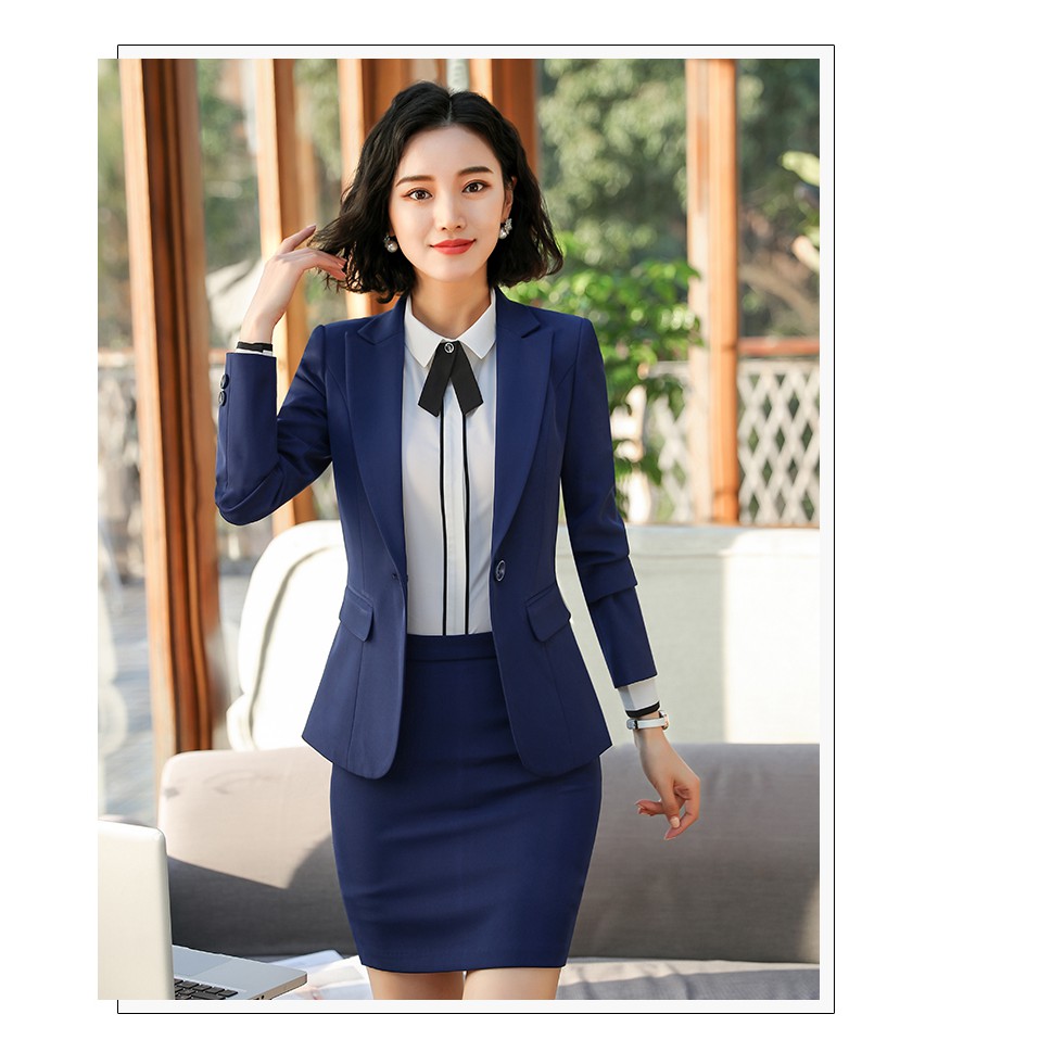 ÁO VEST NỮ TITISHOP ACC98 XANH 1 NÚT