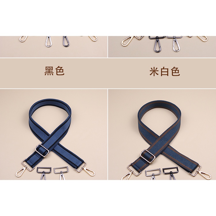 Dây Đeo Vai / Đeo Chéo Bản Rộng 3.8cm Thay Thế Bằng Vải Bạt Có Thể Điều Chỉnh