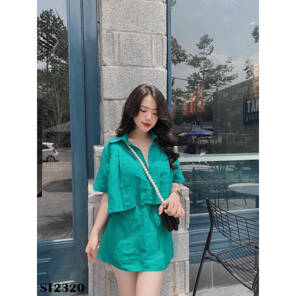 [KÈM QUÀ TẶNG] Set sơ mi cộc chân váy chữ A siêu đẹp HOT HIT ZulyShop | BigBuy360 - bigbuy360.vn