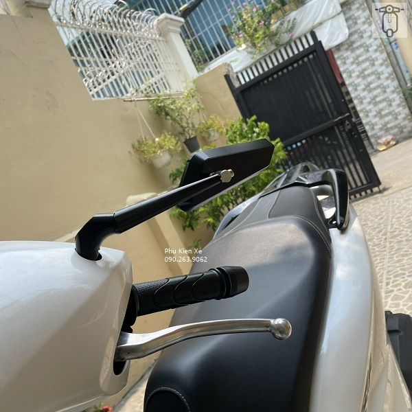 Gương H2C 741 Hàng CNC Cao Cấp Gắn Honda Vespa Yamaha