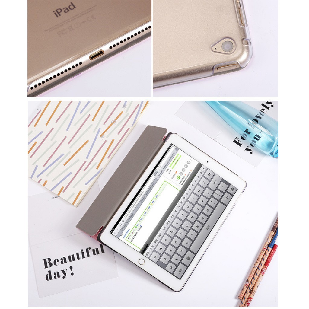 Bao da ipad Silicon hình Bibi cute ốp ipad Air 2/Air 1/Pro 10.5/Air 3/10.2 gen 7/8...MART CASE