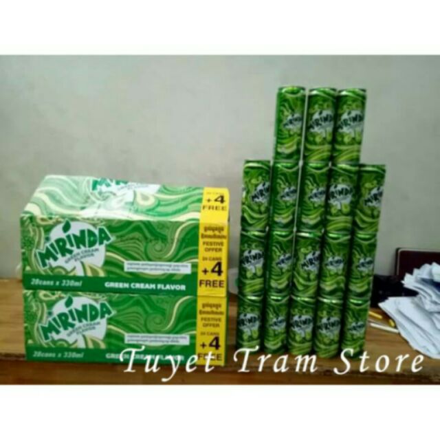 Nước ngọt mirinda xanh