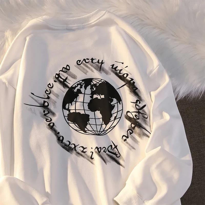 Áo Sweater Tay Dài Dáng Rộng Phong Cách Hip Hop Hàng Mới Dành Cho Cặp Đôi 2021 | BigBuy360 - bigbuy360.vn