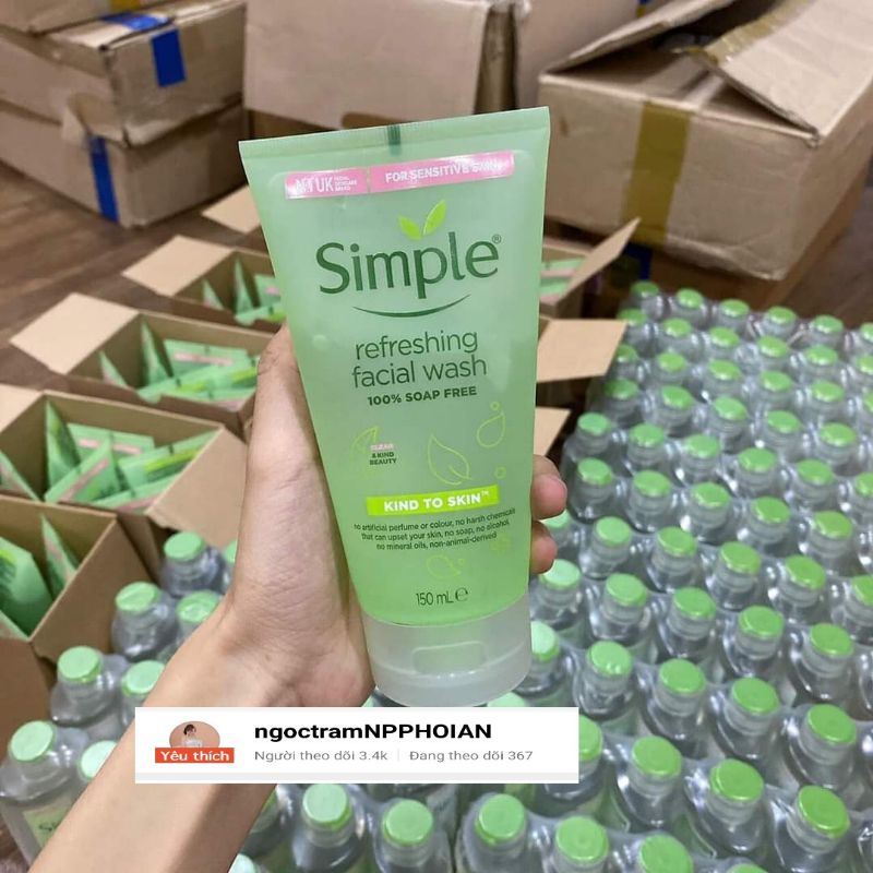 BỘ BA BƯỚC DƯỠNG DA SIMPLE