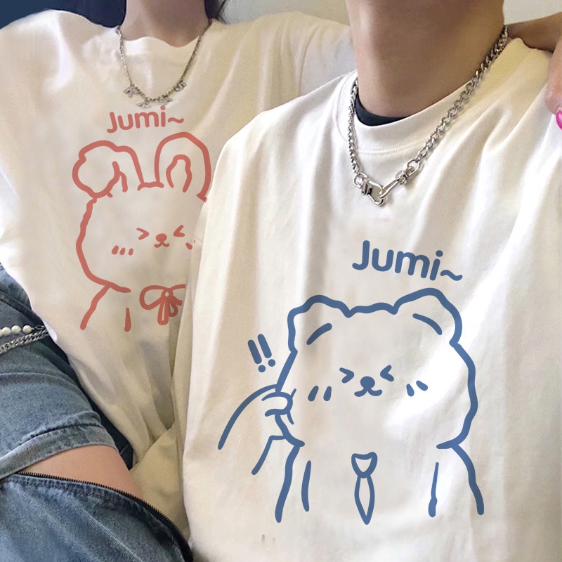 [Mã FAMARAL1 giảm 10K đơn 50K] Áo thun Tee Gấu JUMI - Áo thun Unisex thời trang đường phố 2021.(V187)