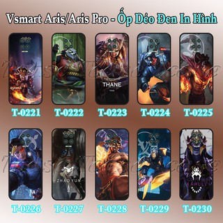 Ốp lưng Vsmart Aris/ Aris Pro dẻo đen in hình tướng LQ mobile