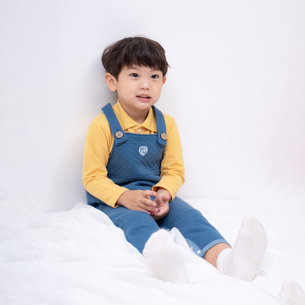 Quần yếm chần bông Kyomi Huggy BU baby