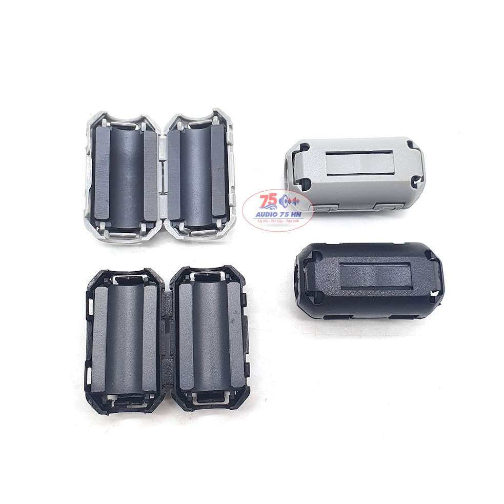 01 Cục chống nhiễu, khử từ cho dây âm thanh loại to 9mm và 13mm