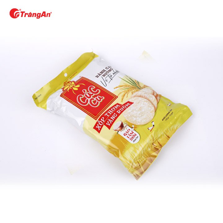 Bánh gạo ngọt Cúc Cu 130g, không qua chiên dầu, thương hiệu Tràng An, không cholesterol, hạn sử dụng 10 tháng