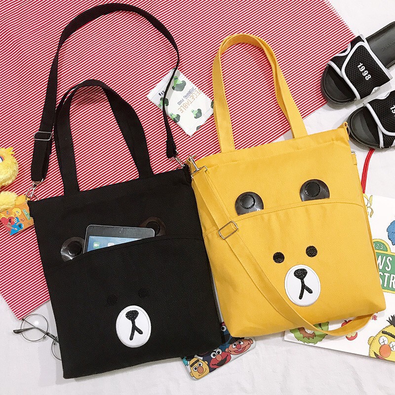 Túi Tote gấu Kuma xinh