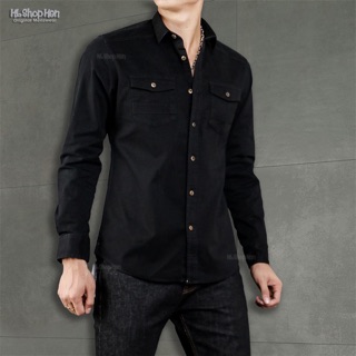 [ HÀNG CAO CẤP] Áo sơ mi nam Denim / áo nam dài tay phong cách Hàn Quốc  hàng vnxk xịn