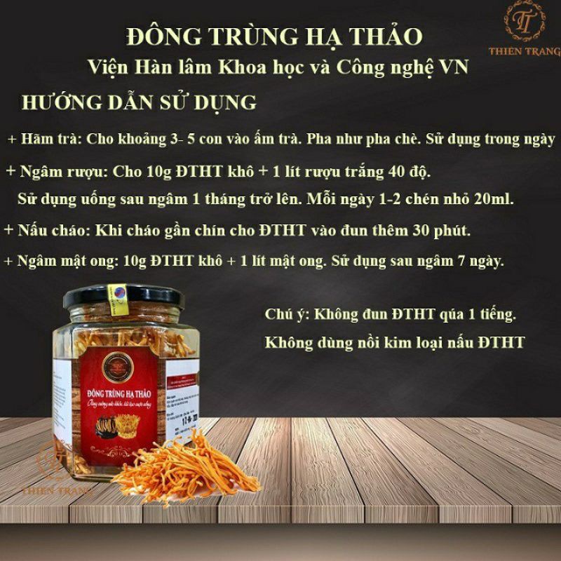 Đông trùng hạ thảo sản phẩm viện hàn lâm-hàng nội bộ cực tốt cho sức khỏe