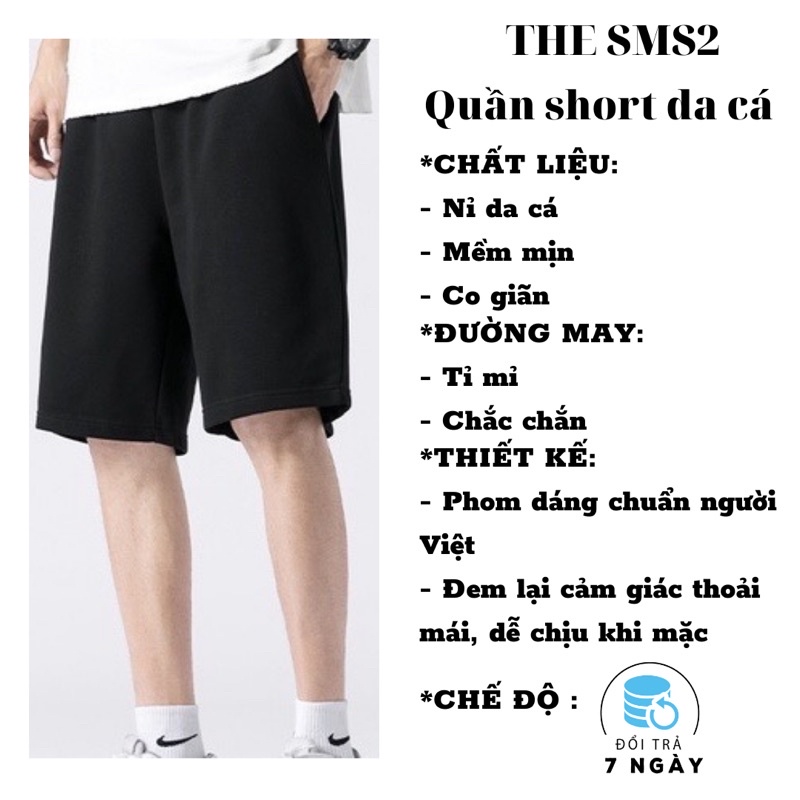 Quần đùi nam Basic chất liệu cotton da cá xịn, mềm mịn, thoáng mát. SUMO Underwear -  quần short unisex.